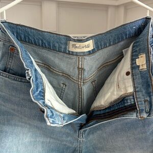 Slim Demi boot cut Madewell jeans.